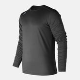Team Black LS Tech Baseball Tee / New Balance Men