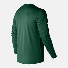Team Dark Green LS Tech Baseball Tee / New Balance Men