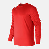 Team Red LS Tech Baseball Tee / New Balance Men