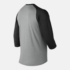 Team Black 3/4 Baseball Raglan Top / New Balance Men