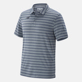 Team Navy Stripe Polo / New Balance Men