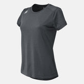 Dark Heather Grey NB Short Sleeve Tech Tee / New Balance Women