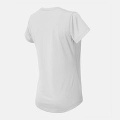 White NB Short Sleeve Tech Tee / New Balance Women