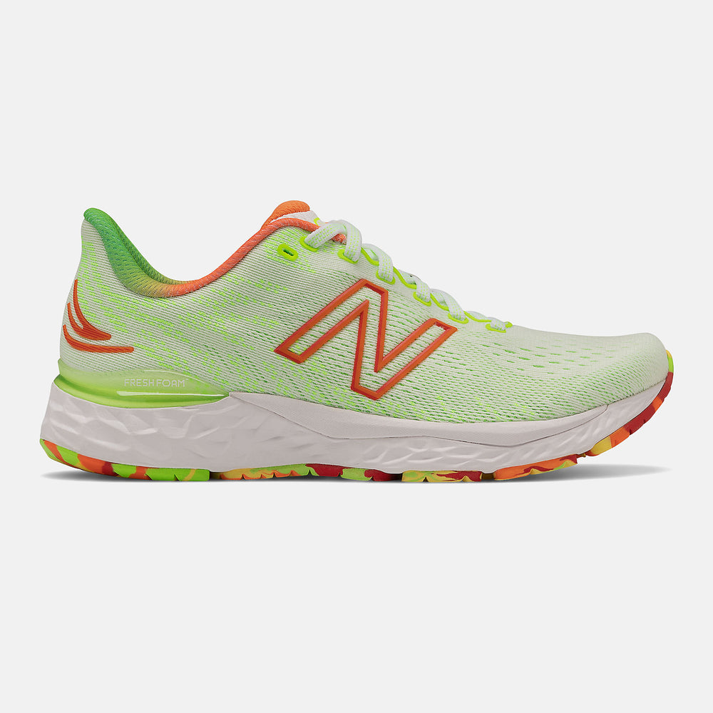 White/Energy Lime Fresh Foam 880v11 / New Balance Women