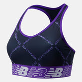 Deep Violet NB Pace Bra Printed 3.0 / New Balance Women