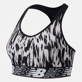 White/Black NB Pace Bra Printed 3.0 / New Balance Women
