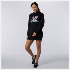 Black NB Athletics Erin Loree Hoodie Dress / New Balance Women