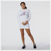 White NB Athletics Erin Loree Hoodie Dress / New Balance Women