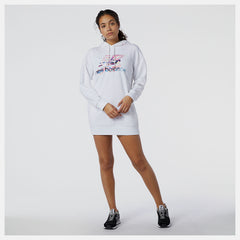 White NB Athletics Erin Loree Hoodie Dress / New Balance Women