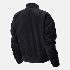 Black Essentials Core Bomber Jacket / New Balance Women