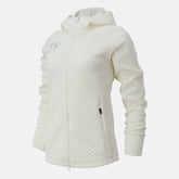 Sea Salt Heather NYC Marathon NB Heat Loft Jacket / New Balance Women