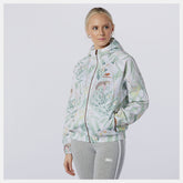 White Print NB Essentials Botanical Jacket / New Balance Women