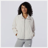 Raw Silk NB Athletics Argyle Quilted Jacket / New Balance Women