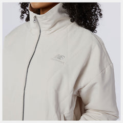 Raw Silk NB Athletics Argyle Quilted Jacket / New Balance Women