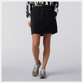 Black NB Athletics Collide Terry Skirt / New Balance Women