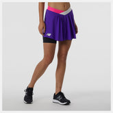Deep Violet Tournament Woven Skort / New Balance Women