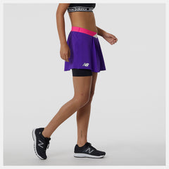 Deep Violet Tournament Woven Skort / New Balance Women