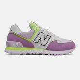 Purple/Bleached Lime Glo 574 / New Balance Women