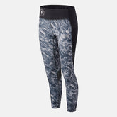 Light Aluminum NYC Marathon Printed Impact Run Crop / New Balance Women
