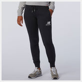 Black NB Essentials French Terry Sweatpant / New Balance Women