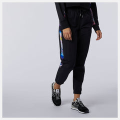 Black NB Athletics Erin Loree Woven Pant / New Balance Women