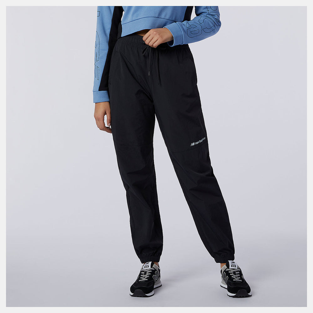 Black Sport Style Optiks Woven Pant / New Balance Women