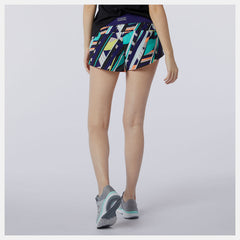 Multi Color Printed Impact Run Short 3 Inch / New Balance Women