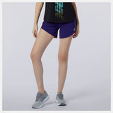 Virtual Violet Impact Run Short 5 Inch / New Balance Women