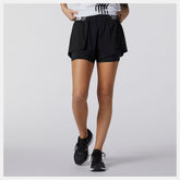 Black Relentless 2 In 1 Short / New Balance Women