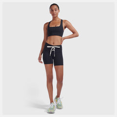 Black Staud Lace Up Fitted Short / New Balance Women