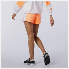 Citrus Punch NB Athletics Collide Woven Short / New Balance Women