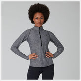 Black Heather Transform 1/2 Zip / New Balance Women