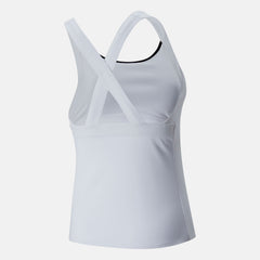 White Tournament Tank / New Balance Women