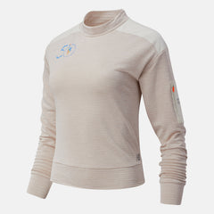 Sea Salt Heather NYC Marathon NB Heat Grid Long Sleeve / New Balance Women