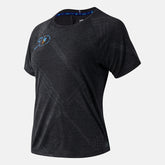 Black Heather NYC Marathon Q Speed Fuel Jacquard Short Sleeve / New Balance Women