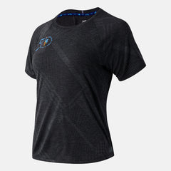Black Heather NYC Marathon Q Speed Fuel Jacquard Short Sleeve / New Balance Women