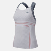 Light Aluminum Printed Tournament Tank / New Balance Women