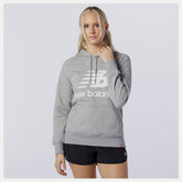 Athletic Grey NB Essentials Pullover Hoodie / New Balance Women