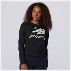Black Essentials Crew / New Balance Women