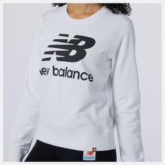 White/Black Essentials Crew / New Balance Women