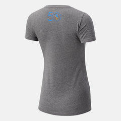 Athletic Grey NYC Marathon Run 26.2 Park Short Sleeve / New Balance Women