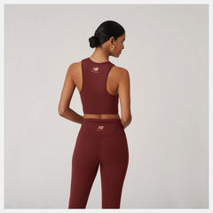 Deep Mauve Bandier Corset Tank / New Balance Women