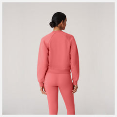 Watermelon Bandier Fleece Crew / New Balance Women