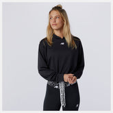 Black Relentless Cinched Hem Hoodie / New Balance Women