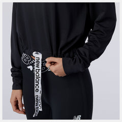 Black Relentless Cinched Hem Hoodie / New Balance Women