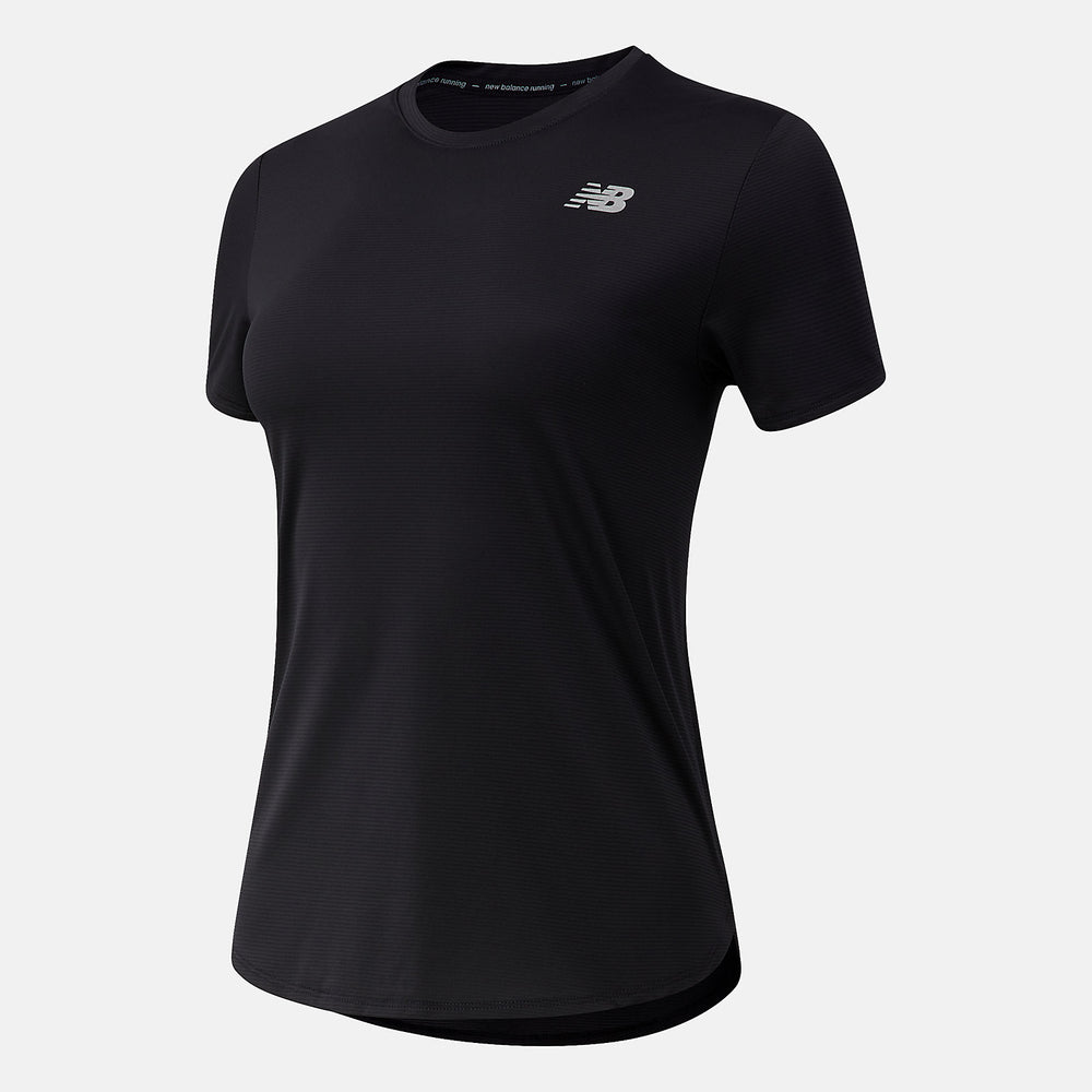 Black Accelerate Short Sleeve / New Balance Women
