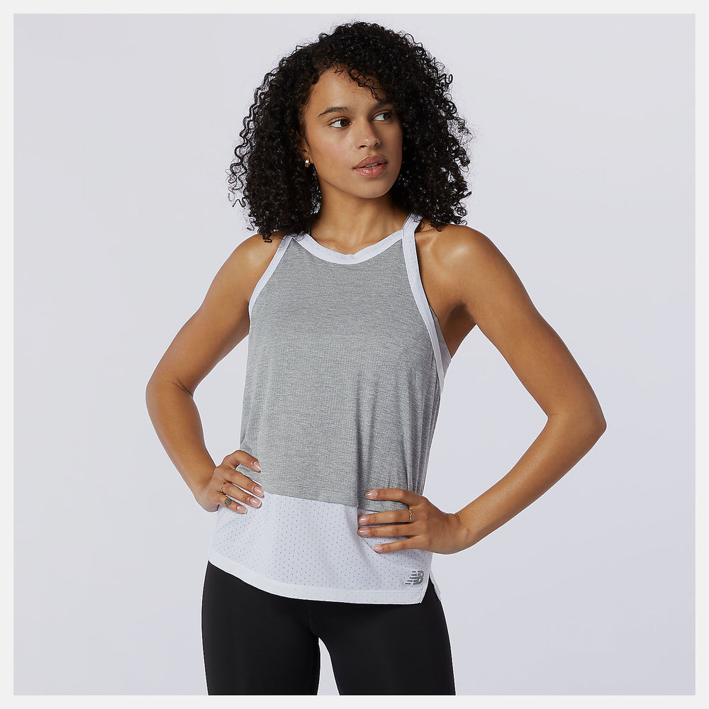 Athletic Grey Impact Run Hybrid Tank / New Balance Women