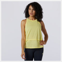 Yellow Impact Run Hybrid Tank / New Balance Women