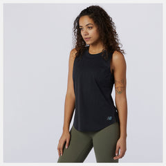 Black Q Speed Fuel Jacquard Tank / New Balance Women