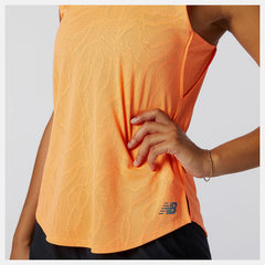 Citrus Punch Q Speed Fuel Jacquard Tank / New Balance Women